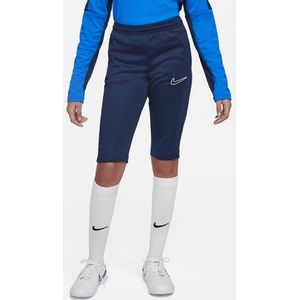 Dri-FIT Academy Big Kids' 3/4 Knit Soccer Pants Obsidian-Obsidian-Wit XS