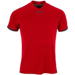 Fyn Shirt km Rood-Zwart M