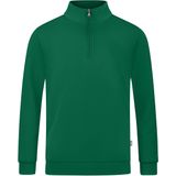 Jako - Organic Ziptop - Groen - Biokatoen en Polyester