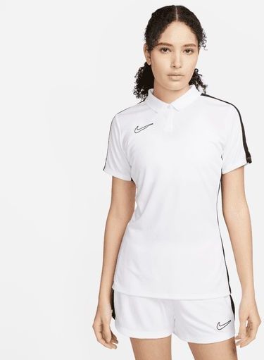 Nike - Dri-FIT Academy - Poloshirt - Wit-Zwart-Zwart