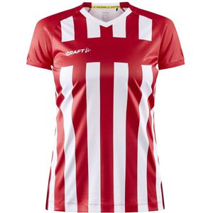 PROGRESS 2.0 STRIPE JERSEY W Donder Rood-Wit XS