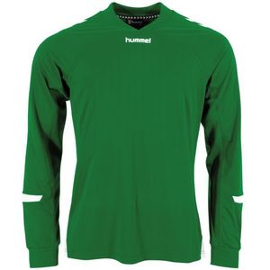 Fyn Shirt lm Groen-Wit XL