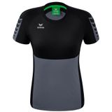 Erima Six Wings T-Shirt Dames - Slate Grey Zwart
