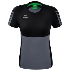 Erima Six Wings T-Shirt Dames - Slate Grey Zwart