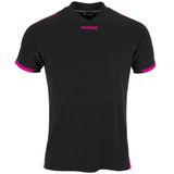 Fyn Shirt km Zwart-Roze 2XL