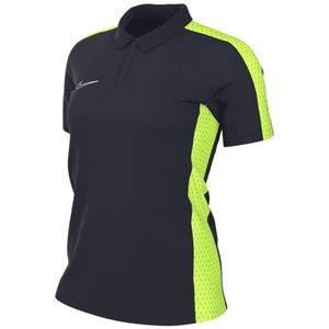Dri-FIT Academy Women's Short-Sleeve Polo Blauw-Lime-Wit M