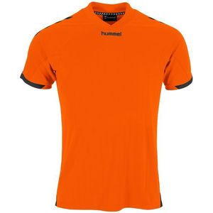 Fyn Shirt km Oranje-Zwart L