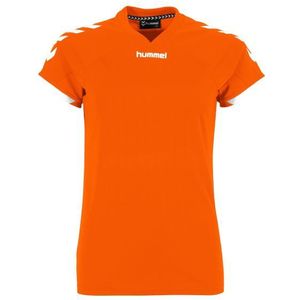 Fyn Shirt Ladies Oranje-Wit XL