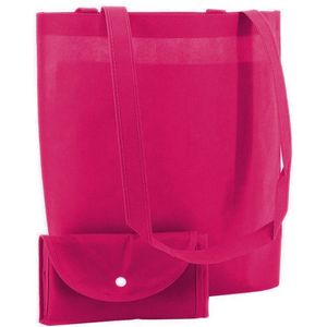 100 X Non Woven Opvouwbare Tas - Roze