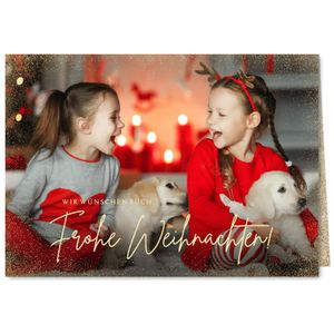 Fotokarte Frohe Weihnachten (Probedruck) | Weihnachtskarte | Send a Smile