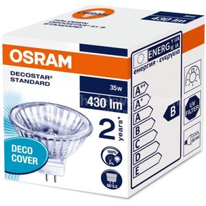 Osram Decostar 51S Halogeenspot 35W - GU5.3 fitting (MR16) - Dimbaar warm wit licht - 12V