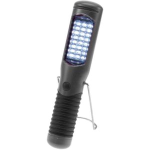 LED Looplamp op batterijen met magneet - Draadloos - Koud wit licht - Zwart
