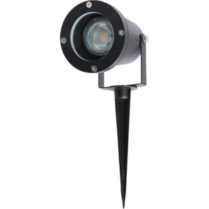 LED's Light LED Prikspot met Stekker - Kantelbaar - GU10 Fitting - IP54 - Model Melfi - Zwart