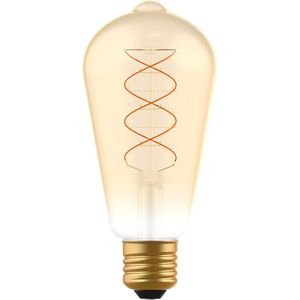 DecoDim LED Lamp Goud E27 - Dimbaar - Extra warm wit - ST64 Edison - 4W (25W)