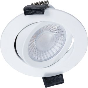 LED's Light PRO downlight inbouwspot Ø 68mm - Spatwaterdicht - Dimbaar - Universeel - Wit