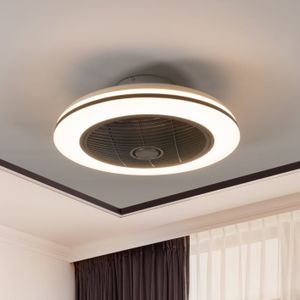 Proventa 3D Air Plafondventilator met verlichting 50 cm - Verspreidt lucht over hele kamer - Met afstandsbediening