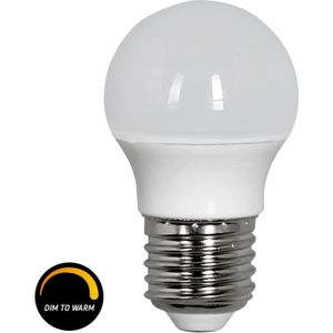 LED.nl - Dimbare LED Lamp - G45 - E27 - 45 mm - Licht Dimbaar van 2700K tot 1800K Extra Warm Wit