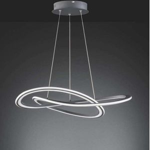 Design Hanglamp Ohio - 3 staps dimbaar zonder dimmer - Inkortbaar - Zwart