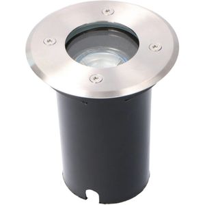 LED's Light RVS LED Grondspot inbouw rond - Voor oprit en tuin - IP67 waterdicht - Zilver