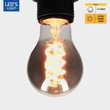 LED Lamp - Smokey - E27 - Vintage Retro - Dimbaar Warm Wit Licht - Classic A60