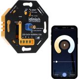 Universele Smart WiFi-dimmer 2-draads: App, Stem & Handmatige Bediening - Compatibel met LED, Halogeen & Gloeilampen