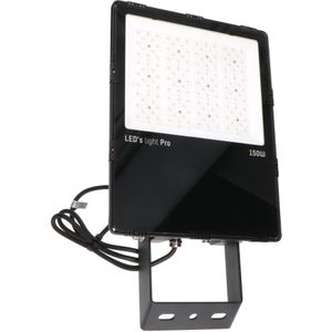 HeavyDuty LED Floodlight 150W - Waterdicht (IP66) & Corrosiebestendig (C4) - Zwart