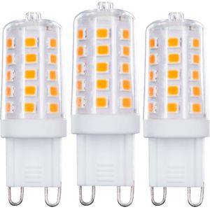 ProDim LED Steeklamp G9 - Dimbaar warm wit licht - 220-240V - 3.5W (28W) - 3 lampjes