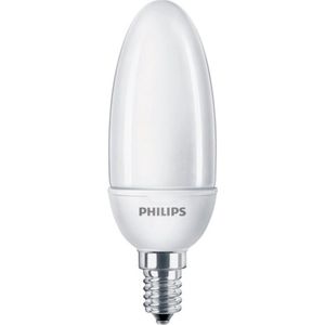 Philips - Softone E14 - Spaarlamp - Kaarsvormig - Mat - 5W vervangt 22W - Warm wit licht