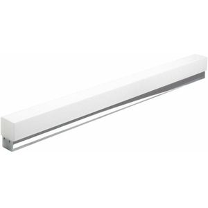 LED Spiegellamp 90 cm met zwaai sensor - Dimbaar van warm naar koud wit - Chroom