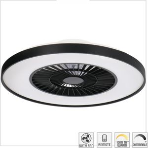 Premium LED Plafondventilator – Zomer- en winterstand – Dimbaar met afstandsbediening – Instelbare kleurtemperatuur