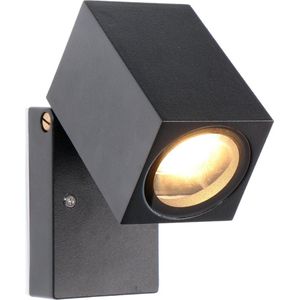 LED's Light Kantelbare LED Buitenlamp - GU10 fitting - IP44 - Zwart - Model Lucca