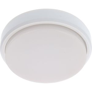 LED Plafondlamp voor buiten - Rond 21 cm - Koud wit licht - IP54 - 10W