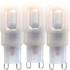 LED Steeklamp G9 - Mat - 220-240V - Warm wit - 2.5W (24W) - 3 lampjes