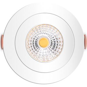 DimToWarm LED Inbouwspot wit - Ø68mm - Kantelbaar - Dimbaar warm wit licht - CRI95