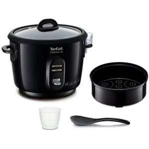 Tefal Classic Zwart RK1028 - Rijstkoker - Warmhoudfunctie - Anti-aanbaklaag - 1 liter - Zwart