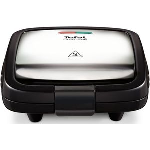 Tefal Croc Time SM193D - Tosti ijzer - Anti-aanbaklaag - 700 W - RVS