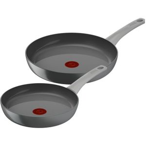 Tefal Renew ON 2-delige keramische pannenset 24/28 cm - inductie