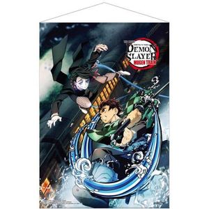 Demon Slayer: Kimetsu no Yaiba Wallscroll Mugen Train Tanjiro Vs Enmu 50 x 70 cm