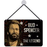 Bud Spencer Tin Sign The Legend 16,5 x 11,5 cm