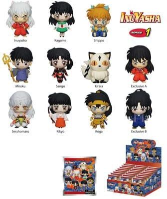Inuyasha PVC Bag Clips Series 1 Display (24)