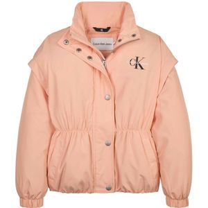 Calvin Klein Jas - 2-in-1 - Fris Cantaloupe - Calvin Klein - 12 jaar (152) - Zomerjas