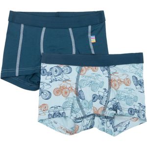 Joha Boxershorts - 2-pack - Viscose/Bamboe - Blauw m. ATV - Joha - 130 - Boxershorts