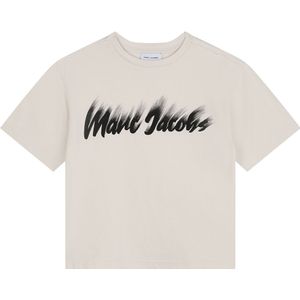 Little Marc Jacobs T-Shirt - Zand m. Zwart - Little Marc Jacobs - 14 jaar (164) - T-Shirt