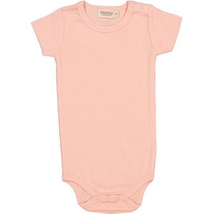 MarMar Romper k/æ - Modaal - Rib - Plain - Soft Coral - MarMar - 62 - Romper S/S