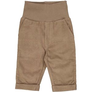 Müsli Corduroy Broek - Chino - Schaduw - Müsli - 1 jaar (80) - Fluwelen Broek