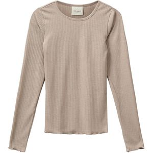 Sofie Schnoor Blouse - Rib - Beige - Sofie Schnoor - 8 jaar (128) - Blouse