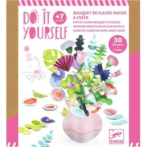 Djeco Creatieve Speelset - DIY - Papieren bloemen - Djeco - OneSize - Creatieve Speelset