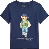 Polo Ralph Lauren T-Shirt - Navy m. Knuffel - Polo Ralph Lauren - 5 jaar (110) - T-Shirt