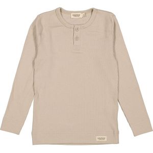 MarMar Blouse - Rib - Modaal - Stone Wall - MarMar - 10 jaar (140) - Blouse