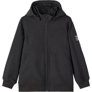 Name It Softshelljassen m. Fleece - Noos - NkmAlfa - Zwart - Name It - 6 jaar (116) - Softshell